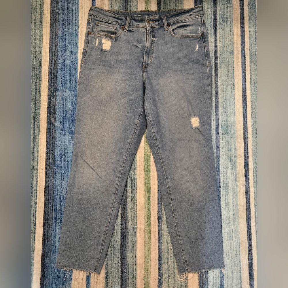 Old Navy High-Rise Straight Leg Denim